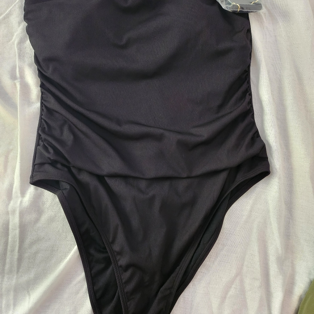 Size xl 16 sun and shade one peice bathing suit nwt